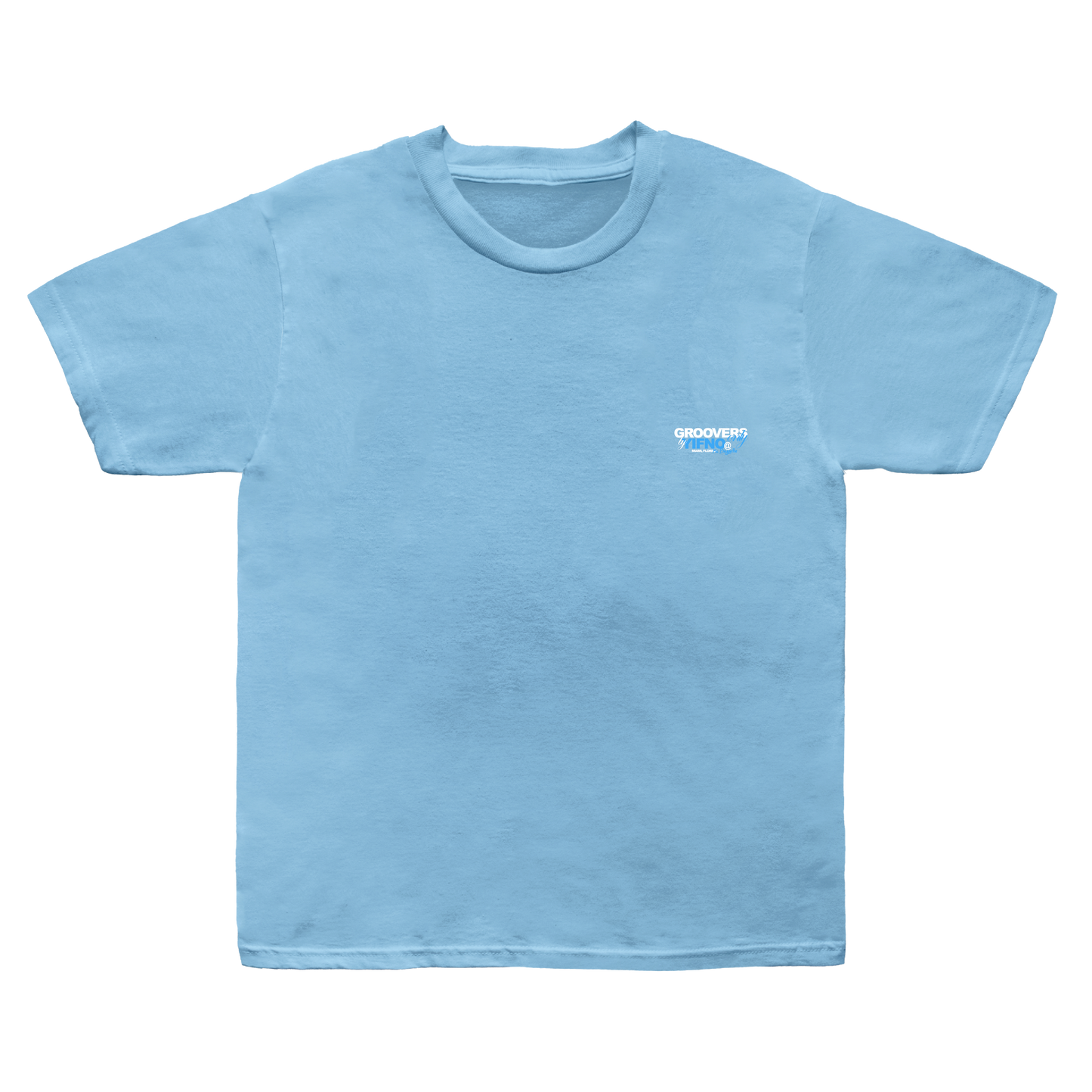 Groovers Only x YIFNO x Mr. Baguette Light Blue Tee